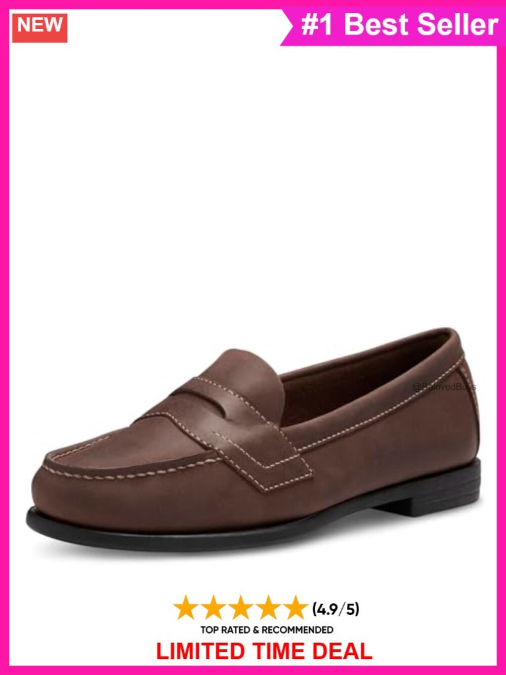 Eastland Classic II Penny Loafer Women's Round Toe Slip-On Work Shoe